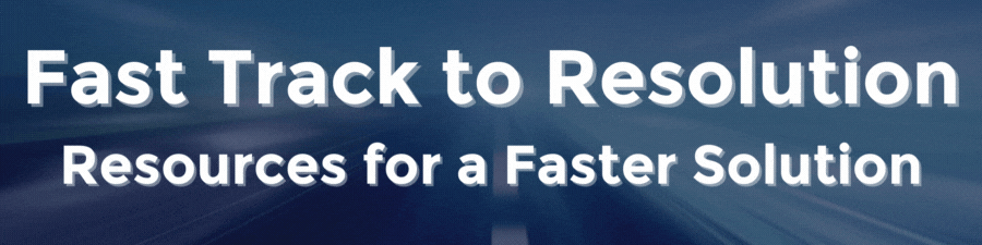 Fast Track to Resolution